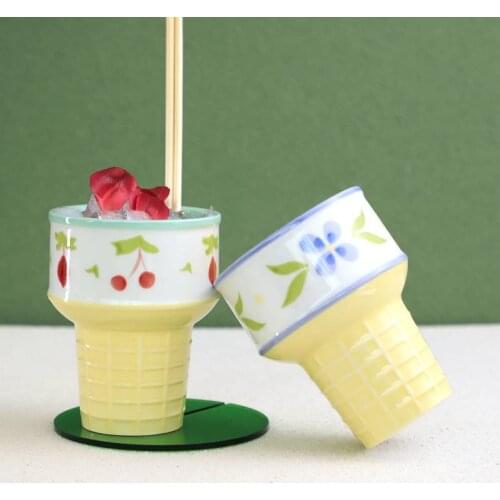 Creative Ice Cream Design Ceramics Mugs coffee mug Milk Tea office Cups Drinkware the Best birthday Gift