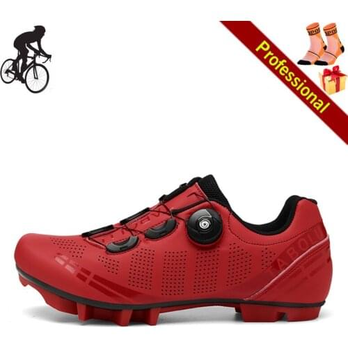 Cycling Sneakers Men Women Sapatilha Ciclismo Mtb Bicycle Riding Shoes Non-slip Breathable Self-locking Mountain Bike Footwear