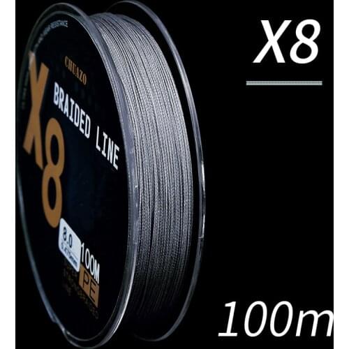 8 Shares 100M PE Fishing Line Japanese Durable Monofilament Rock Sea Fishing Line Super Strong Daiwa Carp Match Fishing