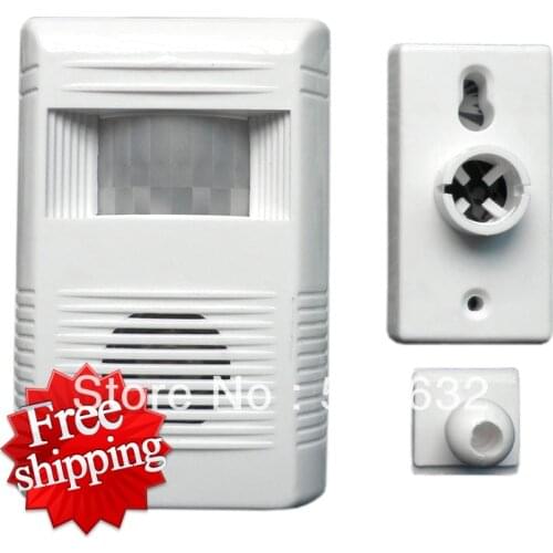 Hot Wireless visitor Customer door chime 8 Tune melodies Entry Alert Alarm DC 12V doorbell