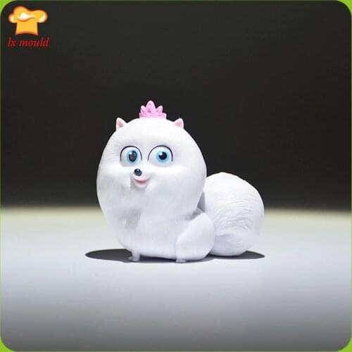 LXYY Bomei Dog Silicone Mould for soap, candles, chocolate, crafts new