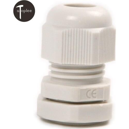 Newest 1pcs Nylon Black White Color PG11/PG7 Waterproof Cable Gland Anti-corrosion For Automatic Controlling Electrica Lighting