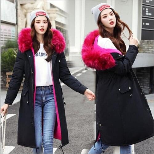 New Winter Jacket Women Warm Thicken Hooded Female Parka Long winter Female Coat High Quality Cashmere liner Z189