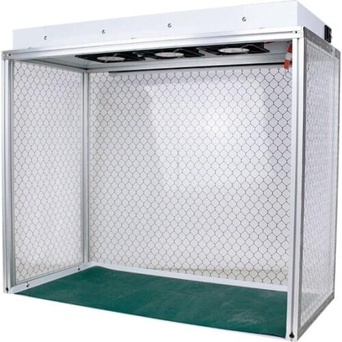 Newest Dust Free Room Desk Cleaning Anti-static Aluminum Alloy Dust Free Bench for LCD Refurbishment Phone Repair Equipment