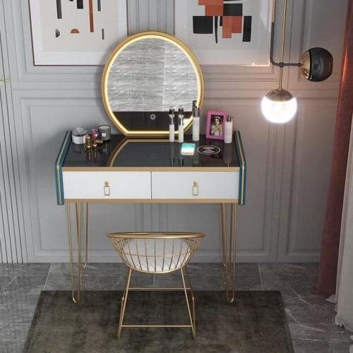 New dressing table storage cabinet one light luxury dressing table net red ins