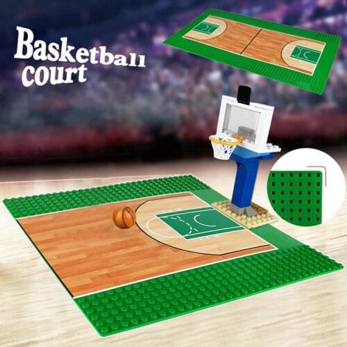 Single Base 32x32 Dots Base Plate Football Basketball Baseplate For Figure Play Building Block Kits Toys for Children