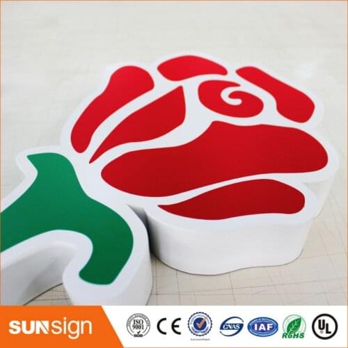 Online design signage wholesale illuminated business signs acrylic