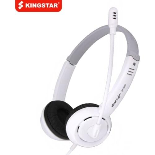 Earphone Wired Headphones White Elegant Stereo Hifi Headsets With Mic For PC Computer Phone Game Noise Canceling Earphone