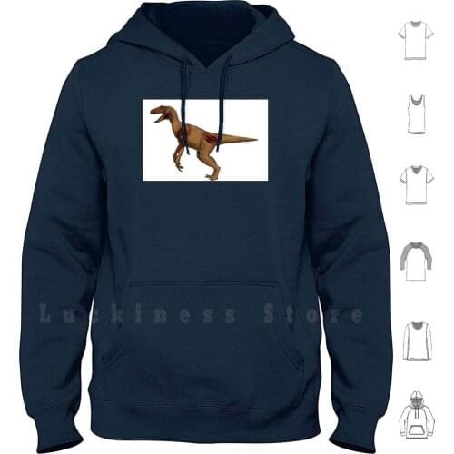 Robotic Raptor Hoodies Long Sleeve Robot Robotic Mechanic Mechanical Raptor Dinosaur Dinosaurs Dino Steampunk