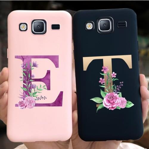A to Z Custom Name Letter Monogram Case For Samsung Galaxy J3 2016 Jelly Silicone Back Cover For Samsung J3 2016 J320 SM-J320F