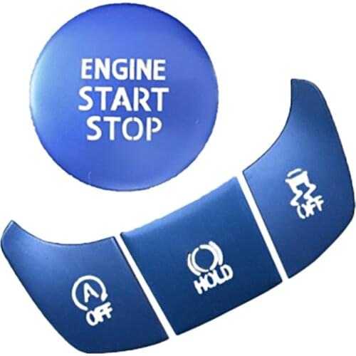 Engine Start Stop Keyless System / Gear Shift Button Sequins Cover Trim for Toyota C-HR CHR 2016-2021