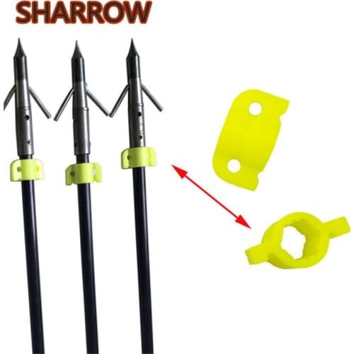 24pcs Bowfishing Safety Slider Fishing Arrow Shafts Fit OD8mm Arrow Shaft Fishing Slider Outdoor Shooting Archery Accessories
