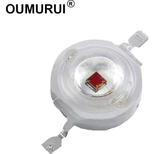 100pcs 1W LED chip Lamp High power LED Lamp bead Yellow 588-590nm 350mA 2.0-2.4V 30-40LM 42mil Taiwan AOC Free shipping