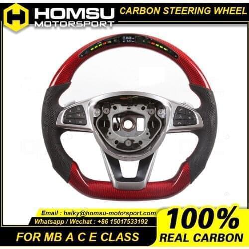 HOT SALES LED Steering Wheel Compatible with Mercedes Benz W205 C Class E Class W213 2015