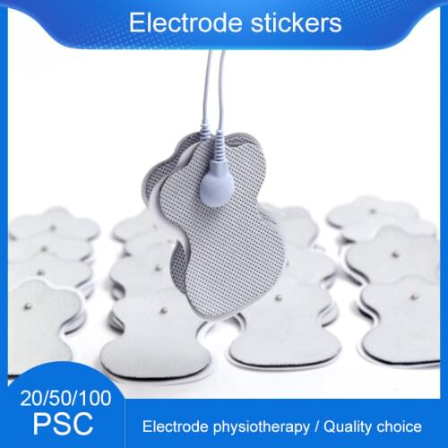 20/50/100pcs Non-woven 3.5mm Snap Electrode Pad Massager Electrode Pads for Tens Therapy EMS Unit Electrical Muscle Stimulator