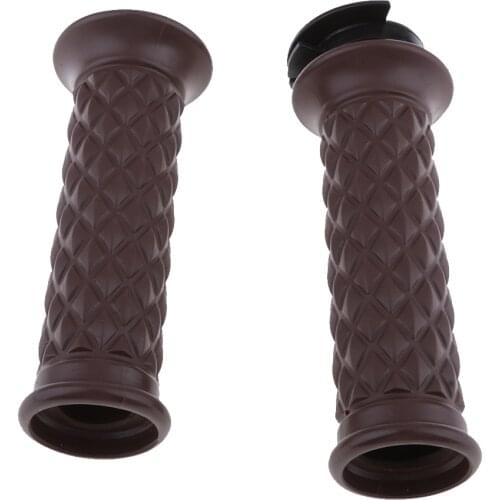 1 Pair of Motorcycle Handlebar Grips with 7/8 '' Standard Handlebars And Double