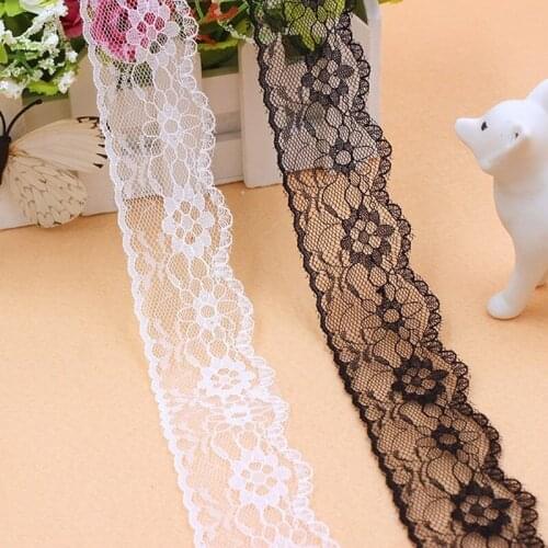 300yards supply of childrens wear socks crafts lace accessories 4 cm elastic lace DIY Lace Material