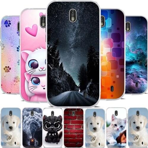 3D Print Capa For Nokia 1 Case Silicone Back Bumper For nokia 1 Phone Protection Fundas For Nokia1 Bag Cover 4.5 inches Capa