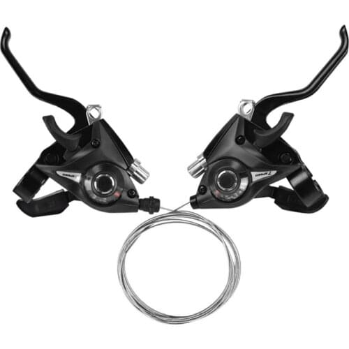 3x7 21 Speed 3x8 24 Speed Bicycle Shifter Brake Derailleurs MTB Road Bike Cycling Disc Handle Shifter Levers with Shift Cables