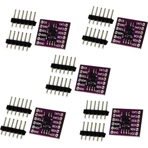 5Pcs/lot CJMCU-633 LSM6DSM always-on 3D Accelerometer 3D Gyroscope IMUs Breakout Sensor Board