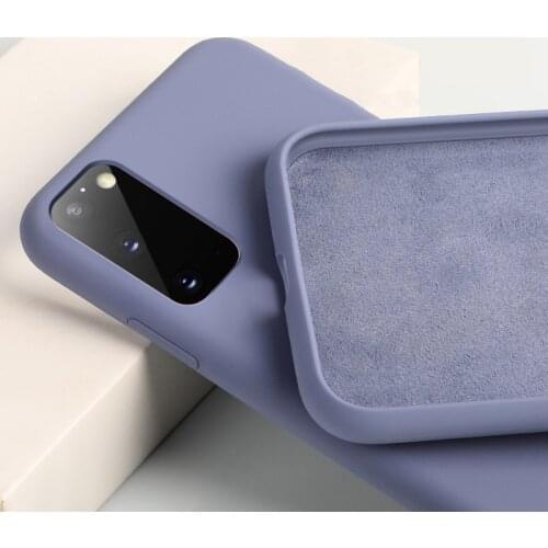 For Samsung Galaxy A02S Case For Samsung Galaxy M32 M12 A12 A22 A52 A72 A02S M51 S21 S20 FE Cover Original Liquid Silicon Bumper