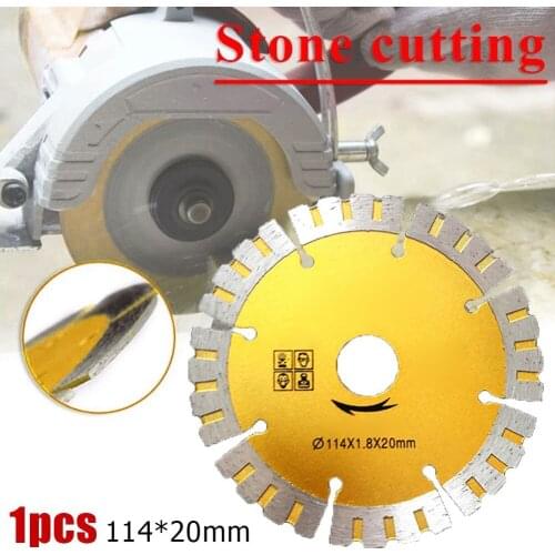 114x20mm Diamond Saw Blade Circular Dry Wet Cutting Disc Grooving Blade For Marble Concrete Porcelain Granite Quartz Stone Tiles