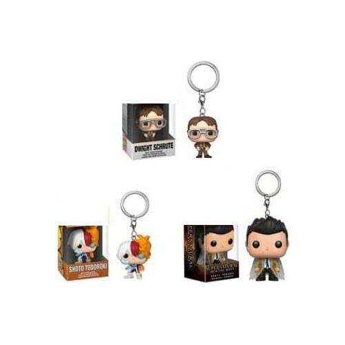 Dwight. Shute Castel with wing jelly keychain Present Birthday Gifts