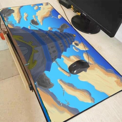 XL Moving Comics Pagoda Mouse HD Printing Computer Player Lock Edge Mouse Pad Keyboard PC Mouse Pad Csgo Pad Office Desktop Pad