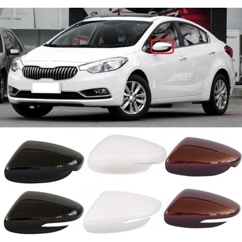 Lofty Richy For Kia Forte K3 2013-2018 Outside Rearview Mirror Cover Wing Door Side Mirror Shell Cap Housing hood