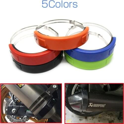 Hot sell motorcycle accessories Silencer/Exhaust Oval Exhaust Orange Protector For HONDA VFR750 VFR800 /F X VFR1200X/F VFR 800 1