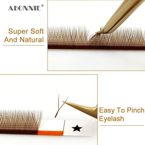Abonnie Hot Sale Mink Y Shape Eyelash Extension Matte Soft New Style Premium YY Volume Fans Wholesale Price