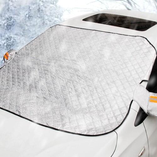Magnetic Car Windshield Snow Cover Tarp Winter Ice Scraper Frost Dust Guard Sunshade Protector