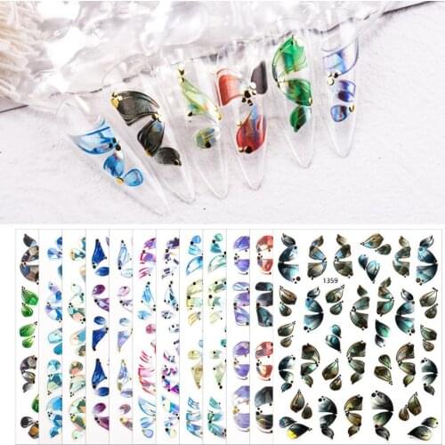 Manicure Decal Delicate Exquisite Glue-free Ballet Streamers Nail Art Transfer Sticker for Women