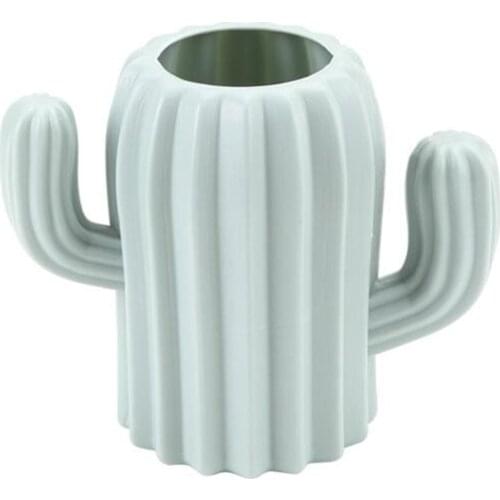 Multifunction Cute Cactus Shaped Magnetic Pen Holder Pencil Pot Home Office Desk Stationery Storage Box Vase A Variety Of Styles