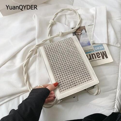 Fashion Diamond Design Ladies Shoulder Bag Luxury Designer High Quality PU Leather Women Messenger Bags Casual Womens Wallet