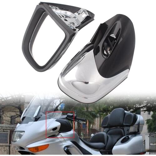 New White Pair Front Side Fairing Rearview Mirrors Fits For BMW K1200 / K1200LT / K1200M 1999-2008 Motorcycles
