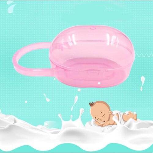 New Portable Pacifier Box Kids Pacifier Nipple Cradle Case Holder Travel Storage Box Baby Infant Pacifiers Boxes