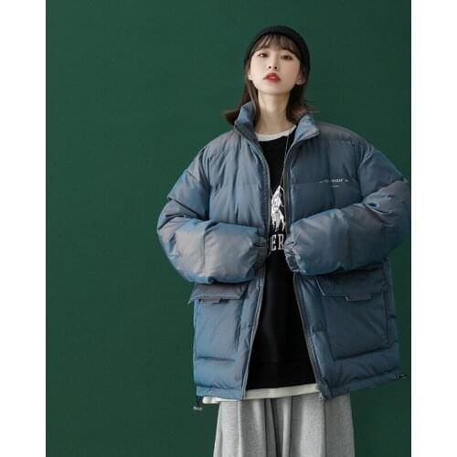 2021 new down padded jacket short Korean style loose fashion warm coat