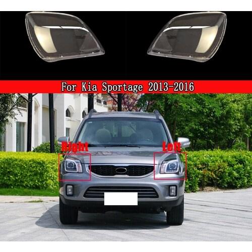 Front Headlamps Glass Headlights Shell Cover Transparent Lampshades Lamp Shell Masks Lens For Kia Sportage 2013-2016