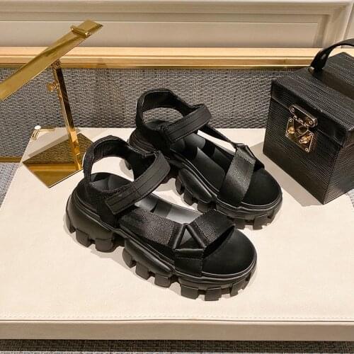 Platform Sport Sandals Women Light Chaussures Femme Hook & Loop Ladies Shoes Casual Summer Shoes Woman Rome Sandalias Mujer 2020