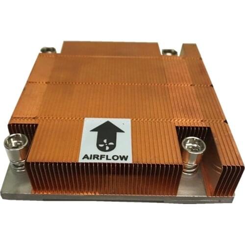 Server Fan 1U Server CPU Heatsink R415 server radiator Copper heat sink R415 1366 pin cpu 535X9
