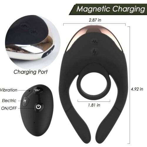 Penis Vibration Ring Clit Anal Vagina Clitoris Stimulator G Spot Vibro Ring Cock Penis Sex Toys for Men Couples adult toy