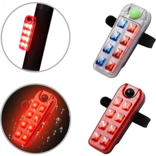 USB Rechargeable Scooter Rear LED Light Mini Led Rear Lamp Flashlight for xiaomi M365 M365 pro Warning Lights Scooter Lantern