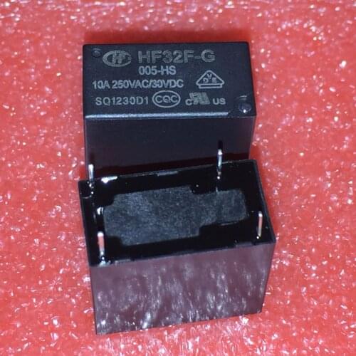Free Shipping 100% new original relay 10pcs/lot HF32F-G-012-HS HF32F-G 012-HS JZC-32F-G-012-HS 10A 4PIN