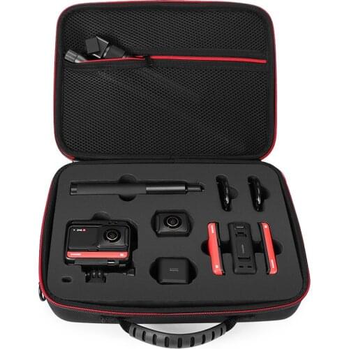 Insta360 ONE R Carrying Case Protective Box With Shoulder Strap for Insta 360 Action Camera Portable Storage Bag Accessories