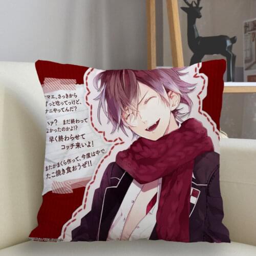 DIABOLIK LOVERS Pillowcase Home Decoration 45*45cm Custom Pillowcase Throw Pillow Cover Drop Shipping