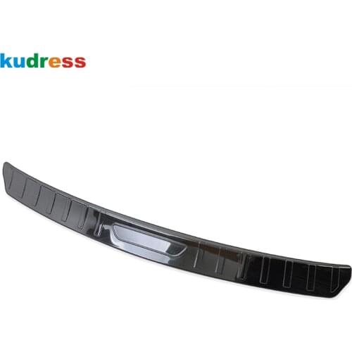 For Tesla Model 3 2018 2019 2020 2021 Stainless Steel Outer Rear Trunk Bumper Cover Trim Tailgate Door Sill Plate Car Styling