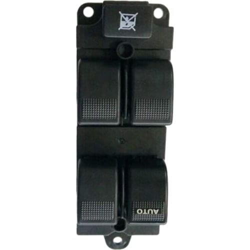 Electric Power Window Lifter Down Up, Mirror Master Control Switch - Front Left FL for MAZDA MPV 01-06, Black