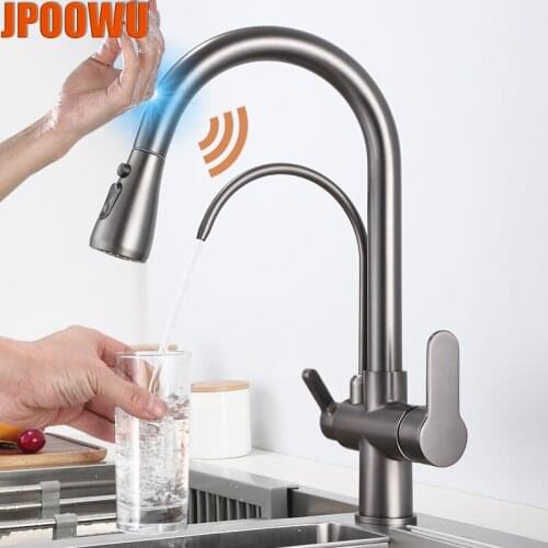 JPOOWU Pull-out Kitchen Faucets