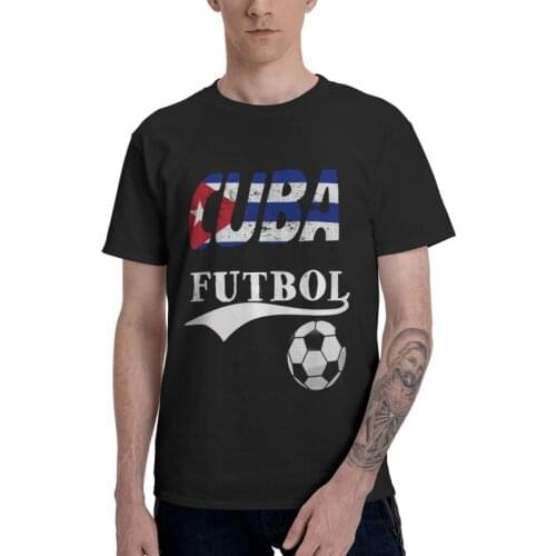Cuba T-shirt Mens Harajuku T Shirt Short Sleeve 100% Cotton Cuban Patriotic Pride Proud Tshirt Cool Tee Tops